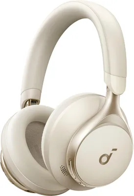 Image de Casque sans fil circum-auriculaire Anker Soundcore Space One, réduction de bruit active adaptative, haute résolution, Bluetooth 5.3, blanc
