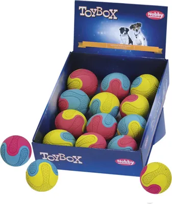 Image de Nobby Jouet pour chiens Bico balle en caoutchouc plein