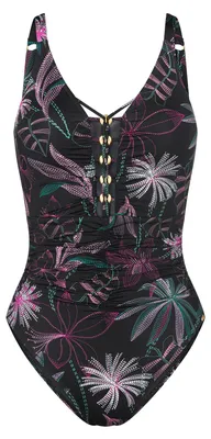 Produktbild von Triumph Damen Badeanzug Red Label Summer Tropics blackcombination - Größe 38B