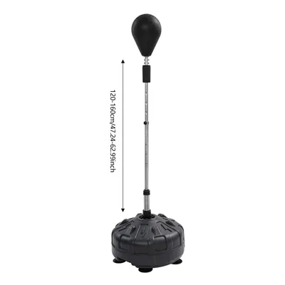 Produktbild von Boxsack, verstellbare Höhe, 90° Rückprallwinkel, schwarz