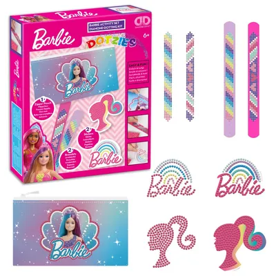 Produktbild von Diamond Dotz DOTZIES Barbie Activity Set, ab 3 Jahren