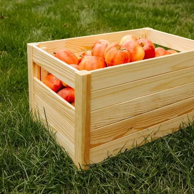 Produktbild von Creative Deco Faltbare Holzkiste Klappkiste - 46 x 29,5 x 23,5 cm - Einfache Montage