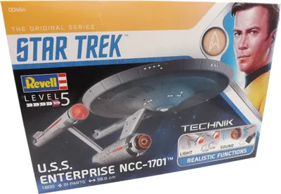 Produktbild von Revell 00454 Technik Bausatz USS Enterprise NCC-1701 1:600