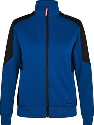 Produktbild von ENGEL Damen Sweatjacke Cardigan Galaxy 8825-233-73720 Gr. L surfer blue/schwarz