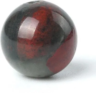 Productafbeelding van Natuursteen Kralen 8mm - Afrikaanse Bloedsteen - 100 Stuks - Perfect voor Sieraden Maken - m-winkel