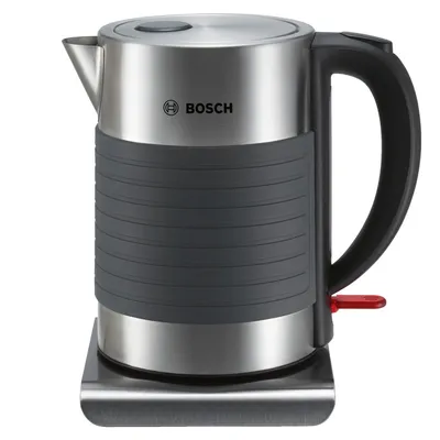 Produktbild von Bosch Haushalt TWK7S05 Wasserkocher schnurlos Edelstahl, Schwarz