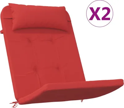 Immagine prodotto di Cuscini Adirondack 2 pezzi. Tessuto Oxford rosso