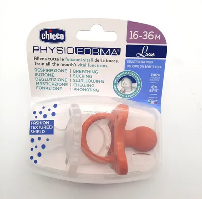 Image de Chicco Physio Luxe Sucette pour bébé 16 mois 100% Silicone Souple Sucré
