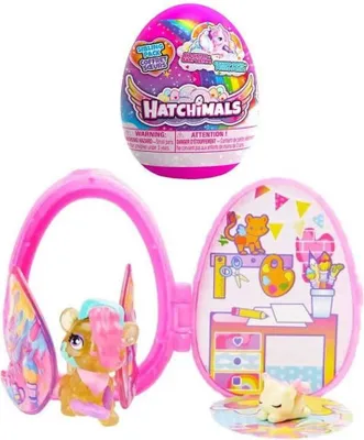 Produktbild von Hatchimals Sibling Pack, großes wiederverwendbares Ei mit 2 CollEGGtibles-Figuren, Aktion/Abenteuer, 5 Jahr(e), Mehrfarbig