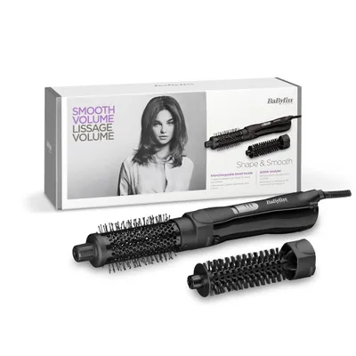 Obrázek produktu pro BaByliss Shape & Hladký vyrovnávací kartáč Warm Black 800 W 78,7" (2 m)