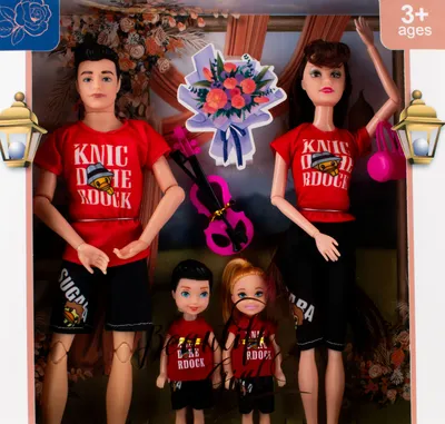 Produktbild von Puppenfamilie | Puppen | Spiel-Figuren | 6-teilig | ab 3 Jahre