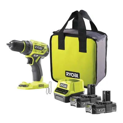 Produktbild von RYOBI Akku-Bohrschrauber R18DD7-220S ONE+ Akkuschrauber, Bohrmaschine, Drehmoment 60Nm, 18V, 2Ah