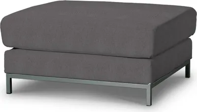 Produktbild von Dekoria Bezug für Kramfors Hocker, dunkelgrau, Husse, Kramfors Hocker
