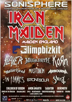 Obrázok produktu pre IRON MAIDEN – Maiden England 2013 – PLAGÁT – 80x120 cm