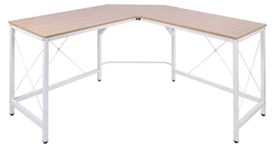 Produktbild von L-Schreibtisch Eckschreibtisch Winkelschreibtisch Arbeitstisch Mdf Natur 150X150X76Cm