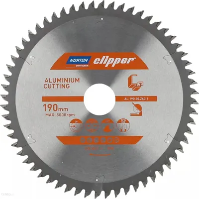 Immagine prodotto di Lama per sega circolare Norton Clipper legno / compositi 190x30 48T