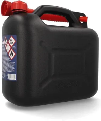 Productafbeelding van Famanu jerrycan van 10 liter met giettuit - geschikt voor alle soorten brandstof