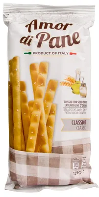 Obrázek produktu pro Amor di Pane Grissini křupavé tyčinky Classic variety 125g