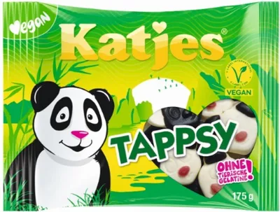 Produktbild von Katjes Tappsy Schaumzucker Lakritz und Fruchtgummi vegetarisch 175g