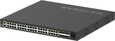 Produktbild von NETGEAR GSM4248P-100EUS, Managed, L2/L3/L4, Gigabit Ethernet (10/100/1000), Power over Ethernet (PoE), Rack-Einbau