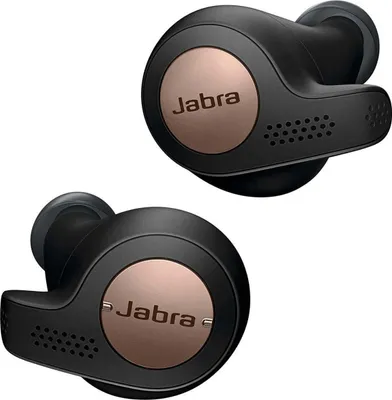 Produktbild von Jabra Elite Active 65t – True Wireless In-ear Sport Kopfhörer mit Passive Noise Cancellation – Mit Fitnesstracking über Bewegungssensoren – Kupfer/ Schwarz