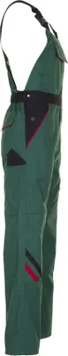 Produktbild von Planam Latzhose Highline Gr. 69 grün/schwarz/rot