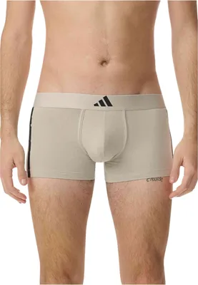 Produktbild von Adidas Fotofehler TRUNK LOW RISE 3 STRIPES 2P ACTIVE FLEX Baumwolle in BLK/W ALUMININA Farbe Größe Small