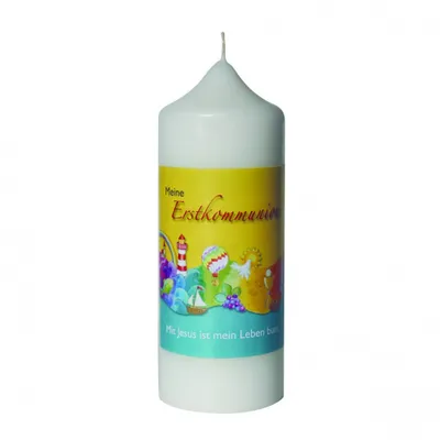 Produktbild von Tischkerze 160x60 Kommunionmotiv