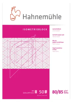 Image de Hahnemühle FineArt 10662642 Isometrieblock A4