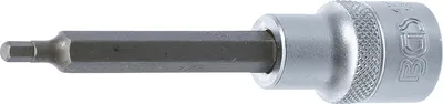 Produktbild von BGS 4259 Bit-Einsatz 12,5 (1/2), Innen-6-kant, 100 mm lang, 4 mm