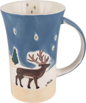 Produktbild von Mila Keramik-Becher Coffee-Pot Rotwild | ca. 500 ml