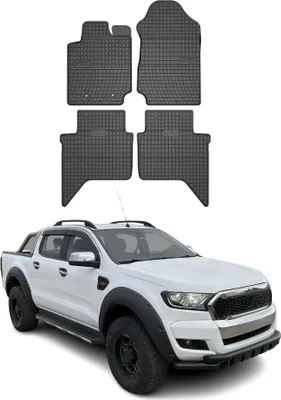 Immagine prodotto di 2015-2022 Ford Ranger DoubleCab tappetini in gomma nera 4pcs