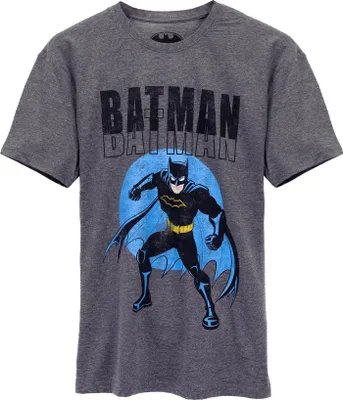 Produktbild von Batman - T-Shirt für Herren NS6791 (M) (Grau/Blau)