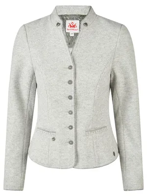 Produktbild von Trachtenjacke Halfing WJ D Walkoptik silber 34