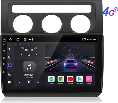 Obrázok produktu pre 6+128G carplay Android13 Für VW Touran 8Kern 4G 2003-2010 10'' Autoradio GPS Navi WIFI BT SWC RDS DAB USB 2din