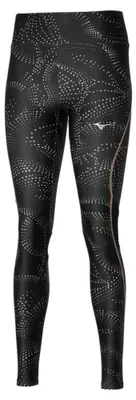 Zdjęcie produktu dla Legginsy sportowe Mizuno, kolor czarny, rozmiar L, damskie, kolor czarny, rozmiar L