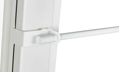Produktbild von Klemmstange Scheibenstange »Denver« KlemmFix Metall Ausziehbar 45-75 cm Weiß 8/10mm Montage ohne Schrauben und Bohren Scheibengardine 20190931