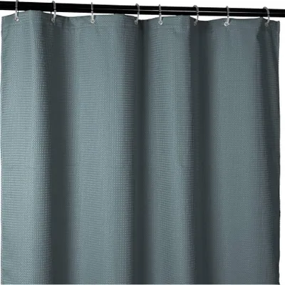 Produktbild von Duschvorhang WAFFEL Anti-Schimmel Waffel Hochwertig Badezimmervorhang Wasserperlend 120x200cm  Robust