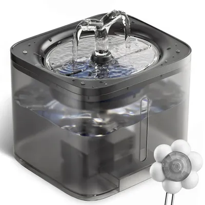 Produktbild von Automatischer Trinkbrunnen für Katzen und Hunde 2 L mit Kohlefilter und Bewegungssensor Wasserspender Katzenbrunnen Wasserbrunnen Trinknapf, Retoo