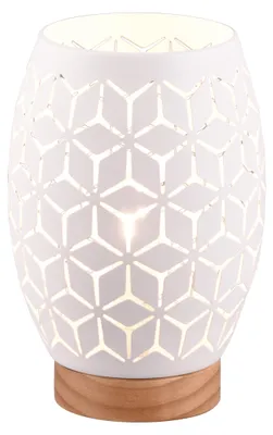 Produktbild von Trio - Tischlampe BIDAR - Weiß - 15x15x21.5 cm