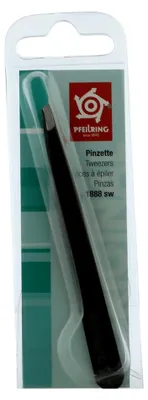 Immagine prodotto di Pinzetta Pfeilring, 9,5 cm, acciaio inox INOX nero, ideale per le allergie al nichel