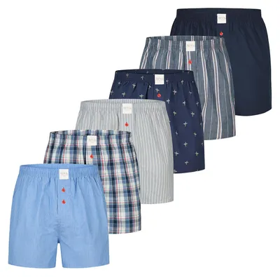 Produktbild von Phil & Co. Berlin Herren Retro Boxer Classics 6-Pack 600-00ph - Größe M