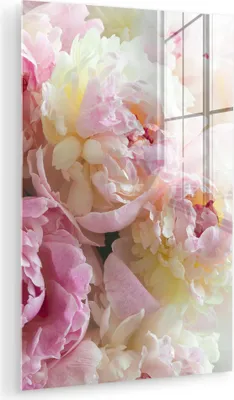 Produktbild von MuchoWow Glasbilder - Bilder auf Wandbild - Foto auf Glas Vintage - Blumen - Rosen - Natur 40x60 cm Wanddekoration aus Glas - Acrylglasbild - Acrylbilder - Gemälde - Bild von Glas