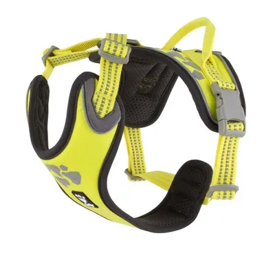 Produktbild von HURTTA Weekend Warrior Geschirr neon gelb 60-80 cm