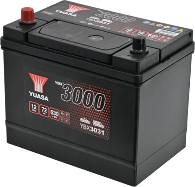 Produktbild von YUASA YBX3031 SMF Starterbatterie  12V 72Ah 630A(EN)