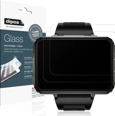 Produktbild von 2x Schutzfolie für Lokmat Appllp 5 Max matt - Anti-Shock 9H Folie dipos Glass Kunststoffglas