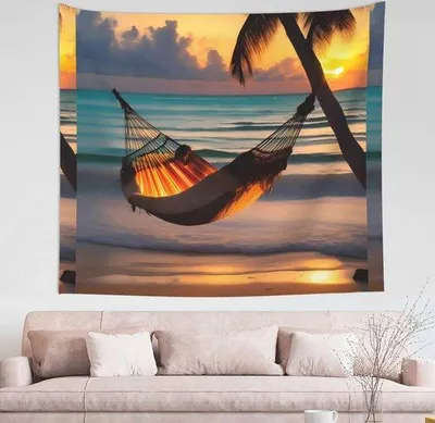 Image de Tapisserie murale 152 x 130 cm pour la décoration intérieure et extérieure