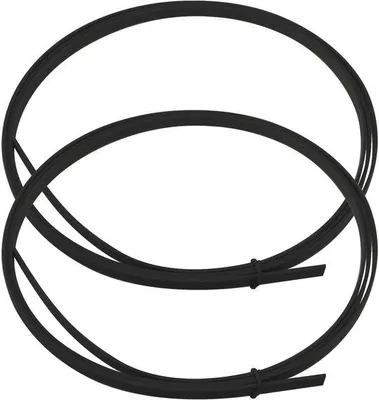 Productafbeelding van Gitaarvanger, 2 stuks - ABS-kunststof - Zwart - 1650x7x1,5 mm - Decoratief - Duurzaam - Bescherming voor de gitaar