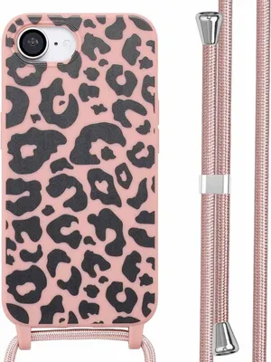 Immagine prodotto di Custodia in silicone imoshion con cinturino iPhone 16e - Animal Pink