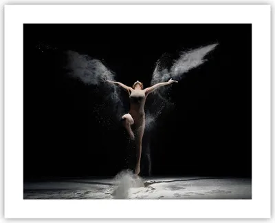 Produktbild von Poster - Poster ohne Rahmen - Fotografie Tanz Flügel - 50x40 cm - Wand Bild - Wanddeko - Wandbilder - Kunstposter - Wandposter - Bilder - Kunstdruck - Wanddekoration - Wandbild - P2XAA50x40-4306